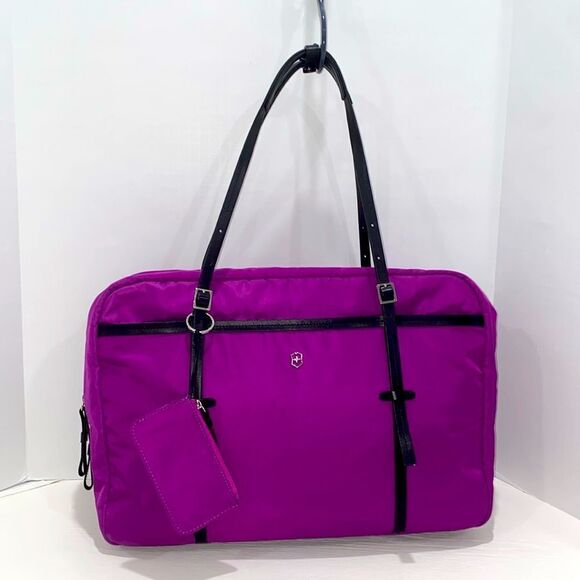 Victorinox Victoria Divine Laptop Boarding Tote Swiss Army Laptop Bag Fuchsia - Picture 5 of 17